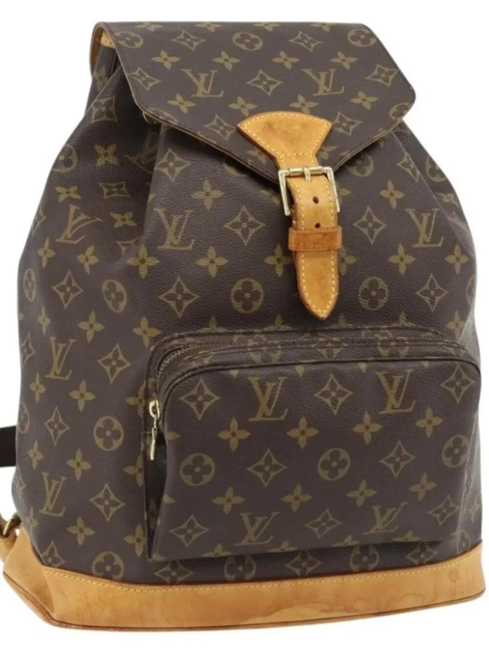 LOUIS VUITTON Monogram Montsouris GM Backpack M51135 LV Auth bs35317